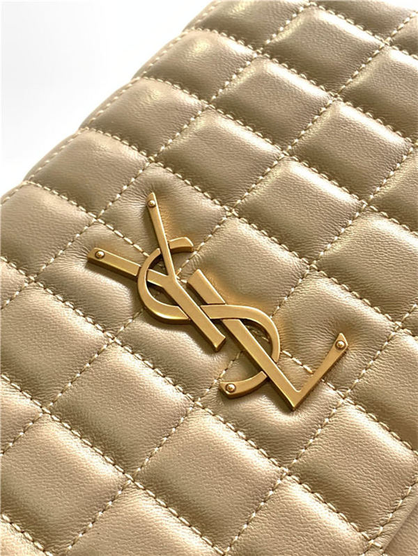 CASSANDRE MATELASSÉ CARRÉ CHAIN WALLET IN QUILTED LEATHER High