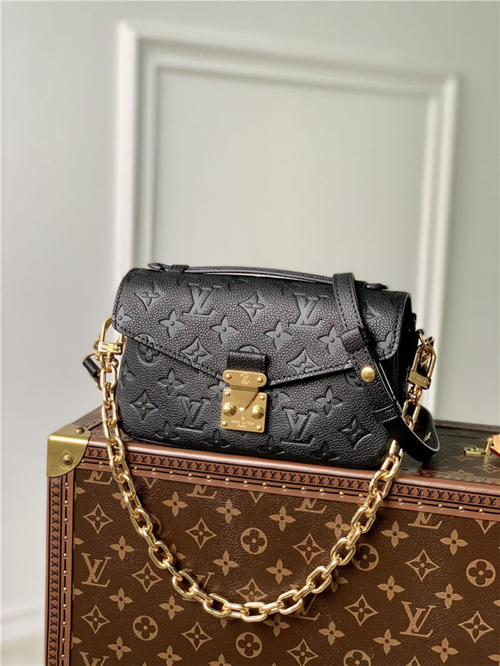 Louis Vuitton POCHETTE MÉTIS EAST WEST Monogram Empreinte embossed cowhide leather M46595 High