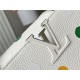 Louis Vuitton Capucines MM Taurillon LV x YK leather M21692/M48865 White High