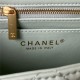 Chanel SUPERMINI FLAP BAG AS4040 Lambskin & Gold-Tone Metal Blue-I High