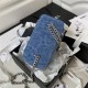 Chanel Vanity with Chain Denim Gold Metal Blue AP3204 A