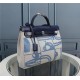 Hermes Herbag 31 Blue Navy High