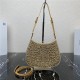 Prada Cleo satin bag with crystals 1BC169 Gold High