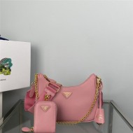 Prada Re-Edition 2005 Saffiano leather bag 1BH204 Pink High