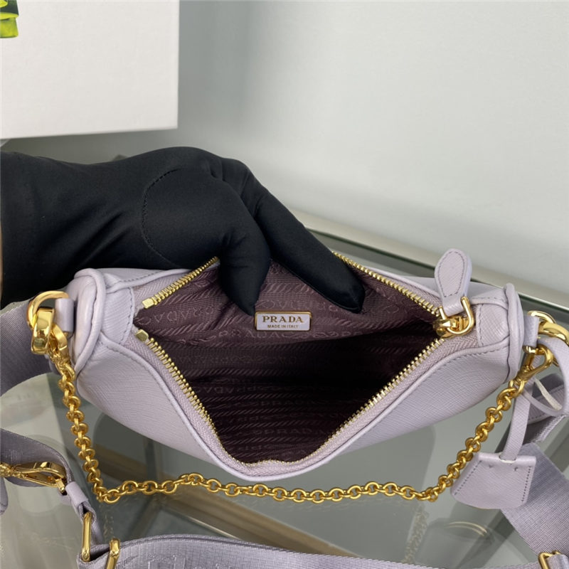 Prada Re-Edition 2005 Saffiano leather bag 1BH204 Lilac High