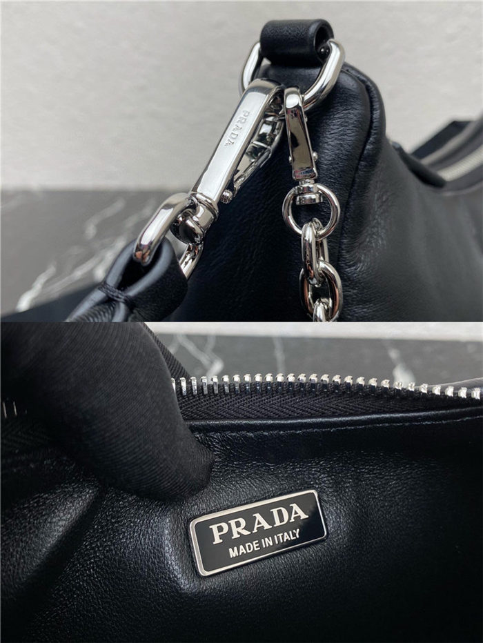 Prada Re-Edition 2005 Padded nappa-leather bag 1BH204 Black High