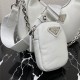 Prada Re-Edition 2005 Padded nappa-leather bag 1BH204 White High