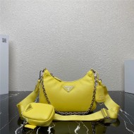 Prada Re-Edition 2005 Padded nappa-leather bag 1BH204 Yellow High