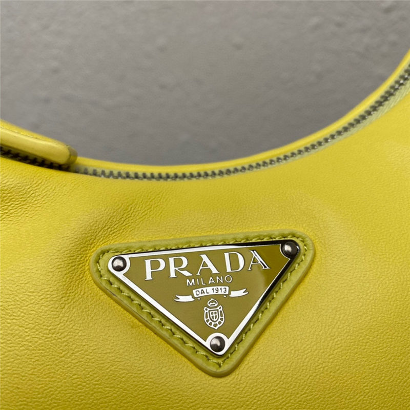 Prada Re-Edition 2005 Padded nappa-leather bag 1BH204 Yellow High