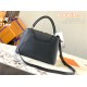 Louis Vuitton CAPUCINES MM Taurillon Black M42259 High