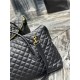 ES GIANT TRAVEL BAG IN QUILTED LEATHERR High