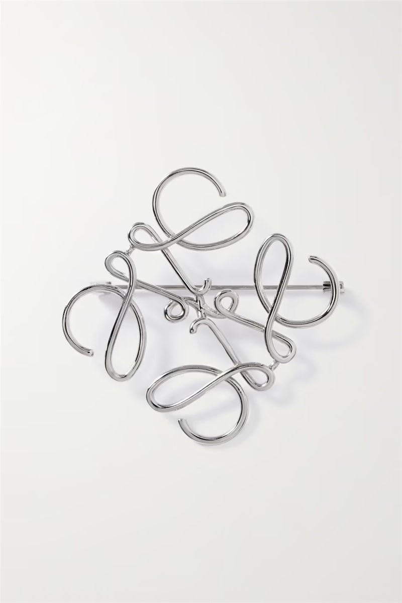 LOEWE BROOCH GOLD/SILVER