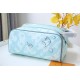 Louis Vuitton DOPP KIT TOILET POUCH Aquagarden coated canvas Crystal Blue M82337 High