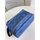 Louis Vuitton DOPP KIT TOILET POUCH Aquagarden coated canvas Blue M82337 High