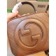 Gucci Blondie Top Handle bag Leather 744434 Tan High