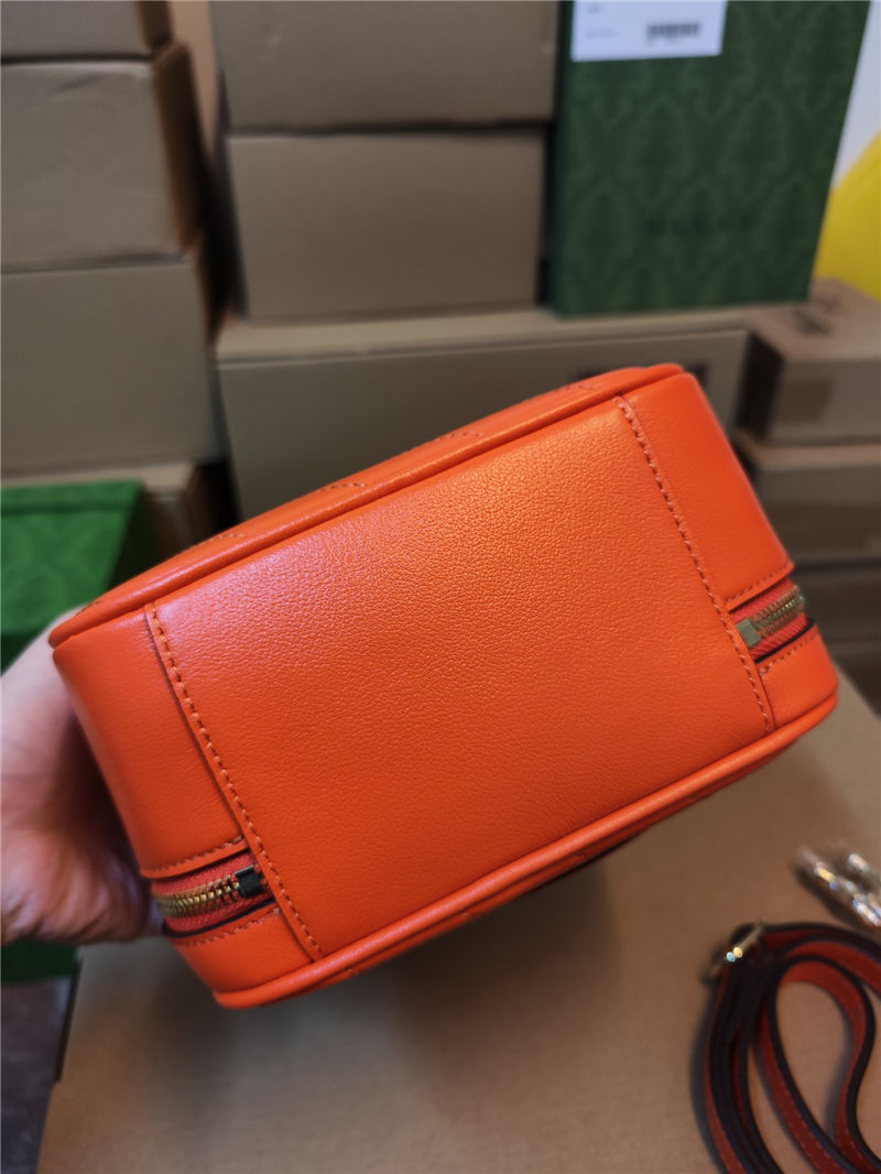 Gucci Blondie Top Handle bag Leather 744434 Orange High