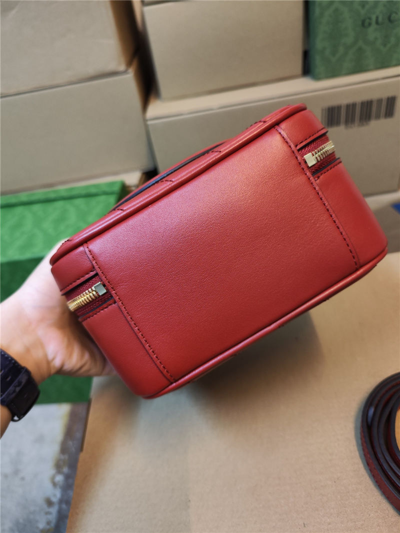 Gucci Blondie Top Handle bag Leather 744434 Red High