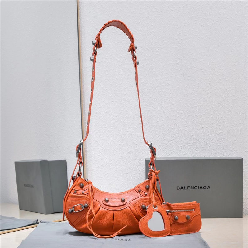 WOMEN'S LE CAGOLE XS SHOULDER BAG IN ORANGE High