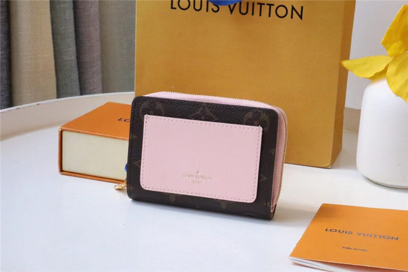 Louis Vuitton LOU WALLET Monogram coated canvas Pink M81461 High