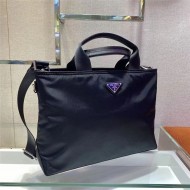 Prada Nylon Tote Bag 1BG876 Black High