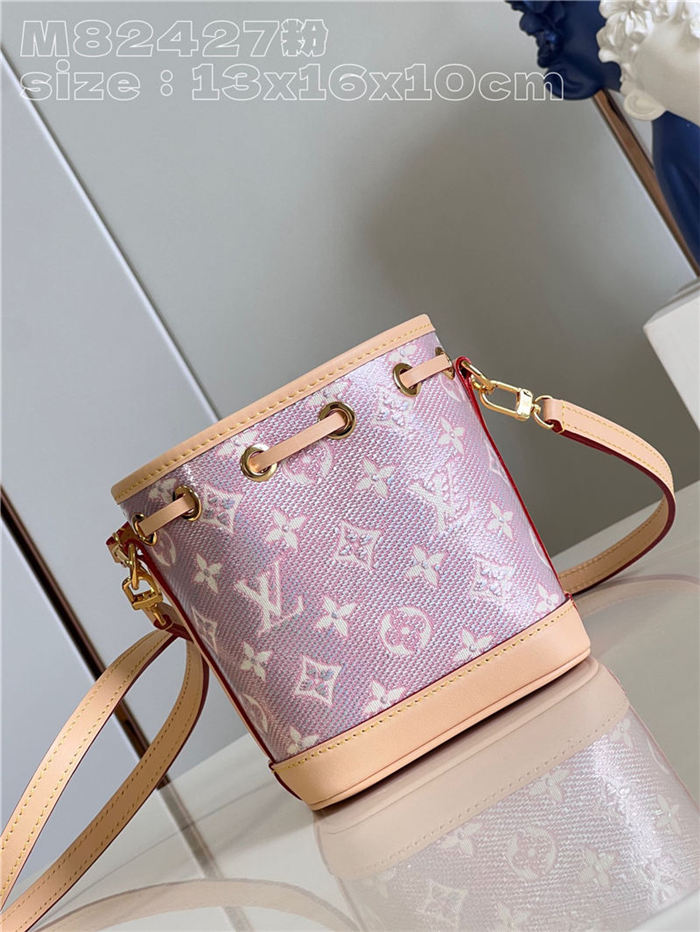 Louis Vuitton NANO NOÉ Monogram Rose M82427 High