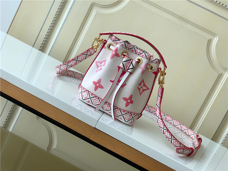 Louis Vuitton NANO NOÉ Monogram Pink M82386 High