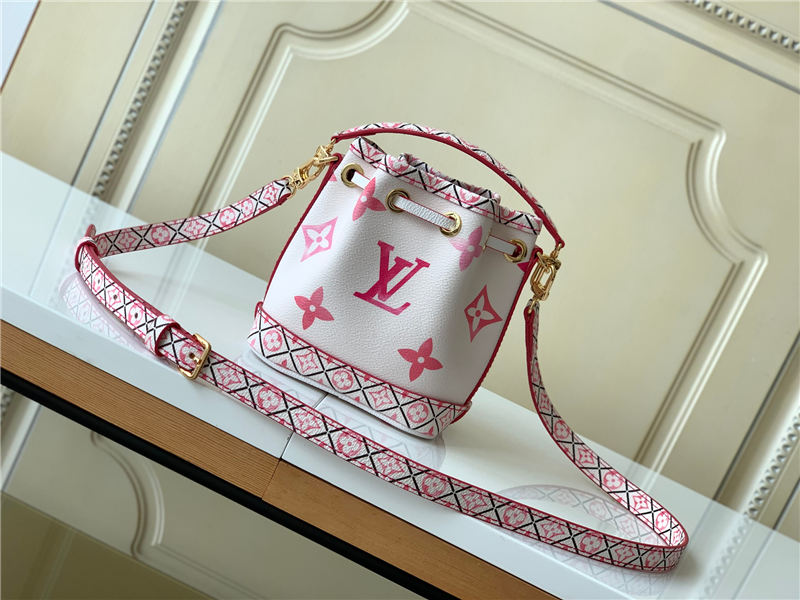 Louis Vuitton NANO NOÉ Monogram Pink M82386 High