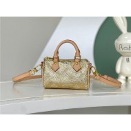 Louis Vuitton Nano Speedy Bag Monogram Gold M82242 High