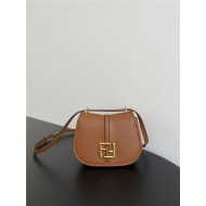 Fendi C’mon Mini leather bag Brown High