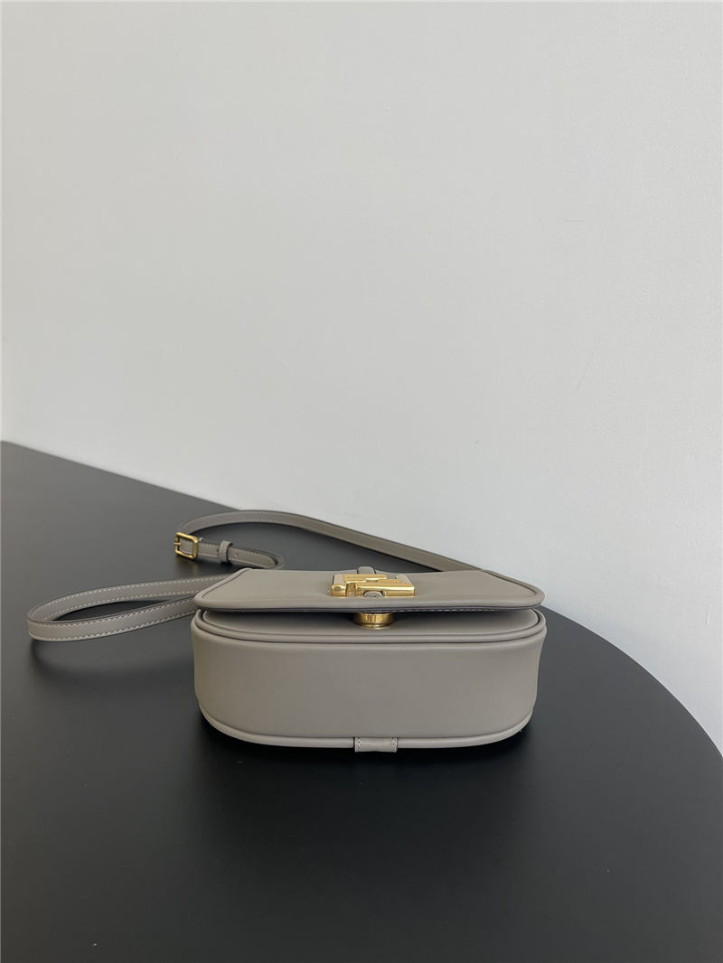 Fendi C’mon Mini leather bag Grey High