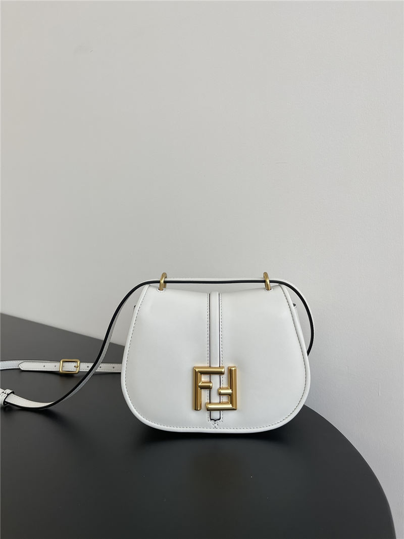 Fendi C’mon Mini leather bag White High