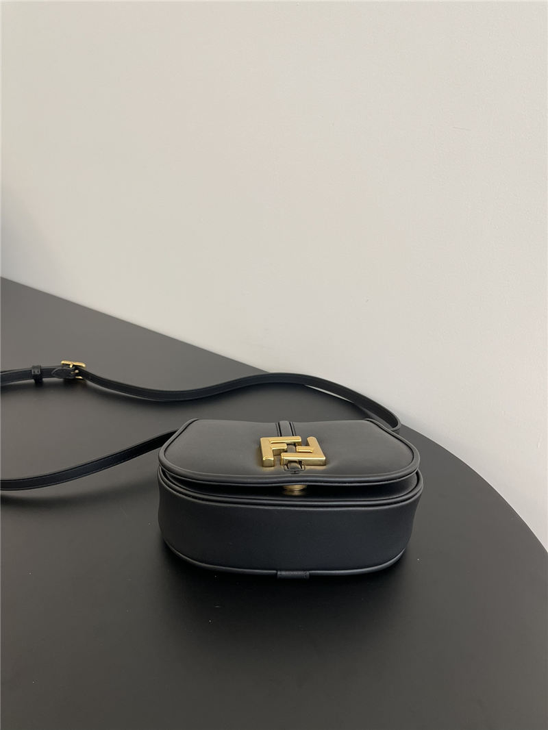 Fendi C’mon Mini leather bag Black High