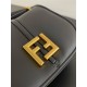 Fendi C’mon Mini leather bag Black High