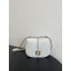 Fendi C’mon Medium leather and full-grain leather bag White High