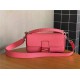 BAGUETTE Selleria bag with oversized topstitching Pink High