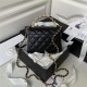 Chanel CLUTCH WITH CHAIN AP3513 Lambskin, Imitation Pearls, Strass & Gold-Tone Metal Black High