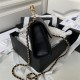 Chanel CLUTCH WITH CHAIN AP3513 Lambskin, Imitation Pearls, Strass & Gold-Tone Metal Black High