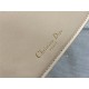 CD SIGNATURE BAG WITH STRAP CD-Embossed Box Calfskin Beige High