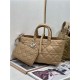 DIOR TOUJOURS BAG MEDIUM Macrocannage Calfskin Tan High