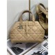 DIOR TOUJOURS BAG MEDIUM Macrocannage Calfskin Tan High