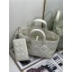 DIOR TOUJOURS BAG MEDIUM Macrocannage Calfskin Latte High