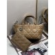 DIOR TOUJOURS BAG SMALL Macrocannage Calfskin Tan High