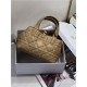 DIOR TOUJOURS BAG SMALL Macrocannage Calfskin Tan High