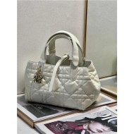 DIOR TOUJOURS BAG SMALL Macrocannage Calfskin Latte High