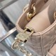 LADY D-JOY BAG MICRO Cannage Lambskin Beige High