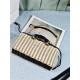 LADY D-JOY BAG MEDIUM Wicker and Dior Oblique Jacquard High