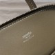 Hermes Bolide Mini Bag Evercolor calfskin WAX Gri Elephant Silver-Metal High