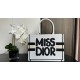 MEDIUM Dior BOOK TOTE Miss Dior Graffiti Embroidery High