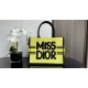 MEDIUM Dior BOOK TOTE Miss Dior Graffiti Embroidery High