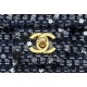 Chanel Mini Classic Flap Bag Tweed Navy-Blue High